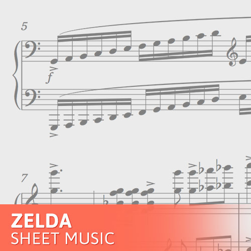 zelda sheet music